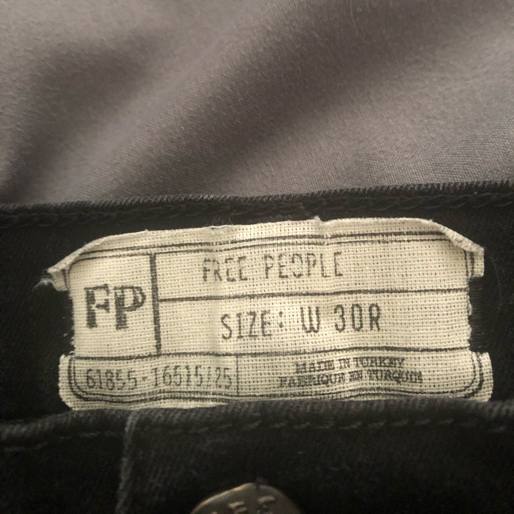 NWOT free people black skinny jeans